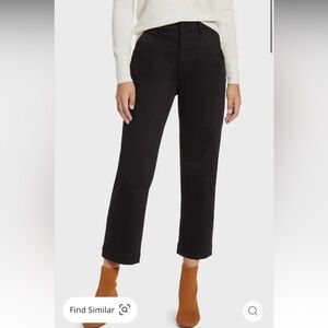 Everlane Black Cropped Straight Regular